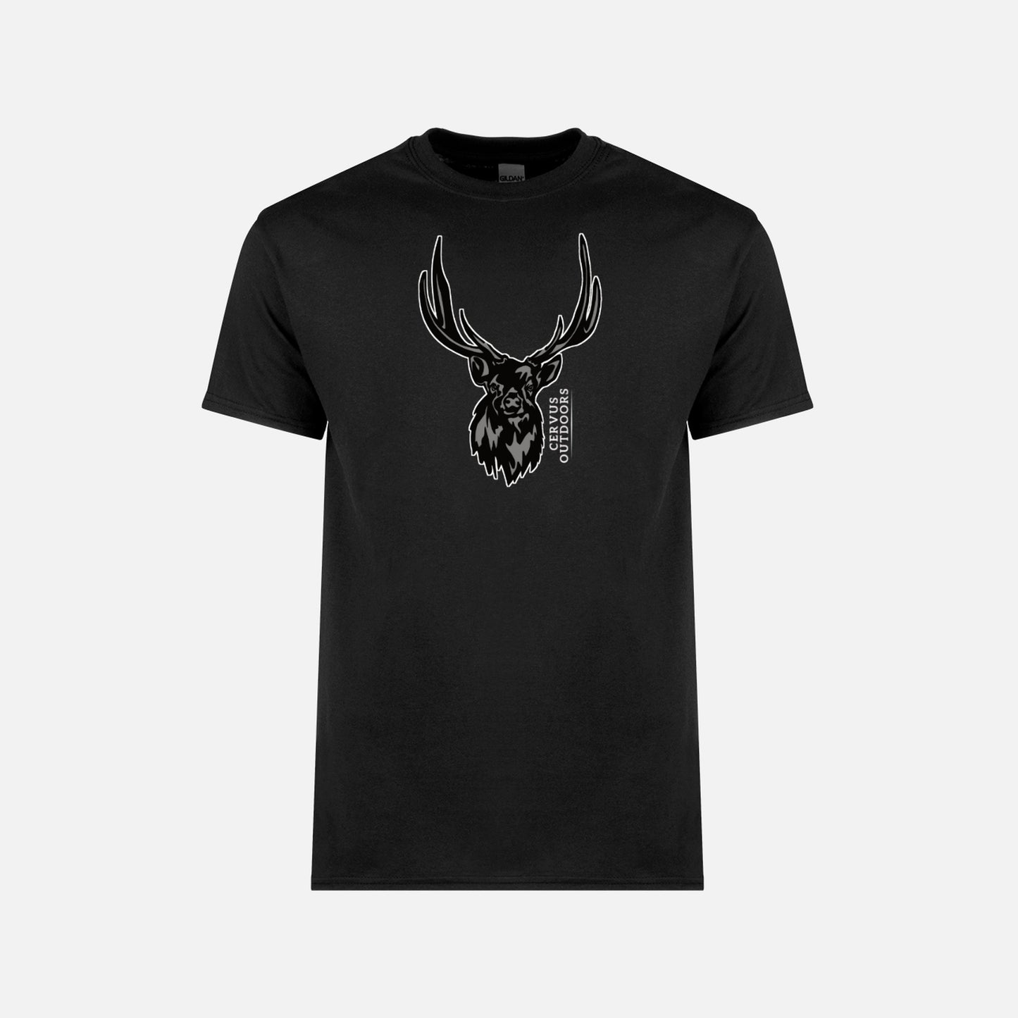 RUSA STAG TEE - BLACK