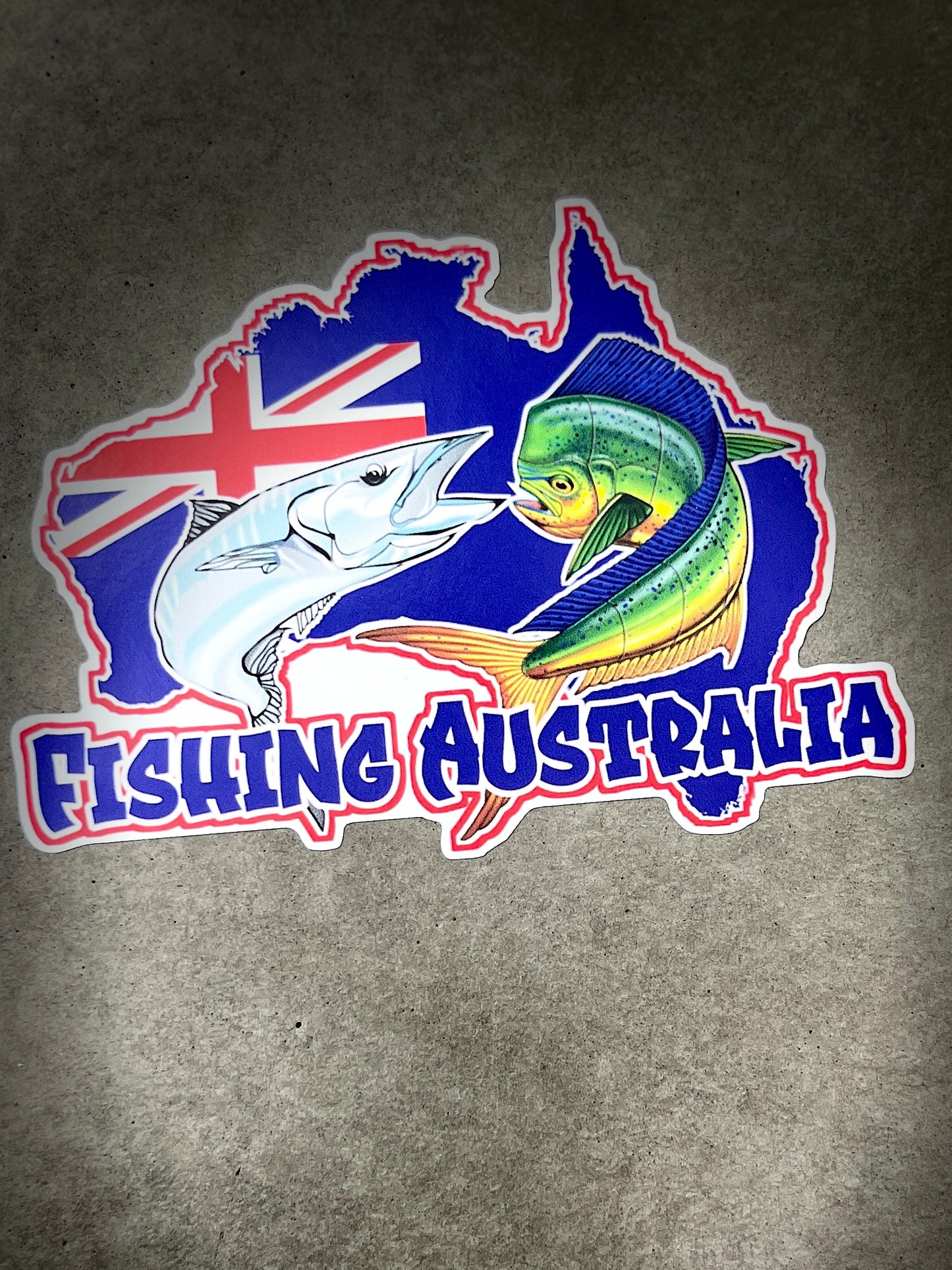 Fishing Australia Sticker