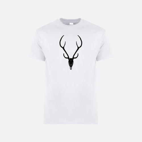 SAMBAR SKULL TEE- WHITE