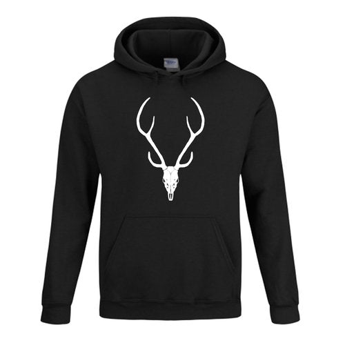 SAMBAR SKULL HOODIE - BLACK