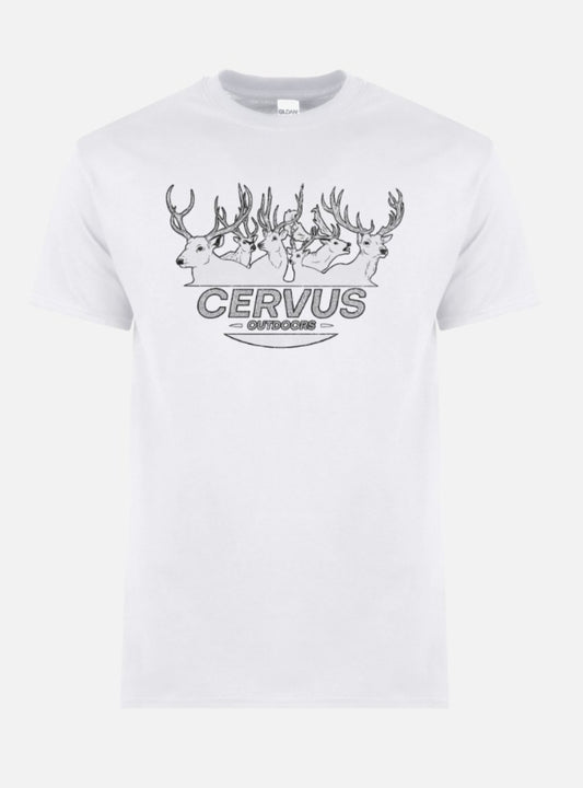 AUSSIE SIX CERVUS TEE - WHITE