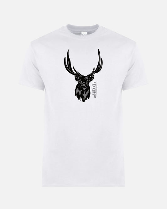 RUSA STAG TEE - WHITE